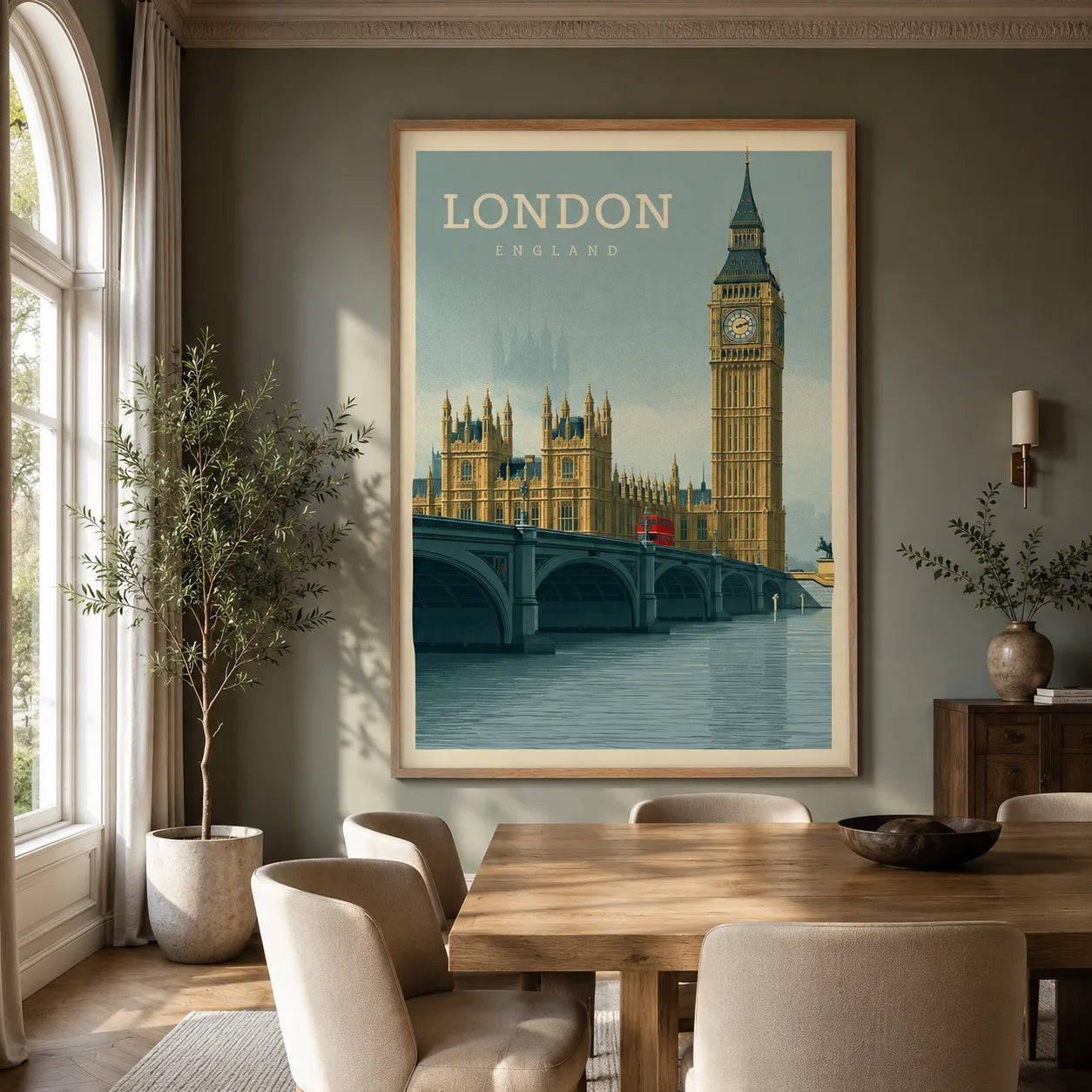 London Big Ben Travel Wall Art Decor - Wall Art Decor - close up