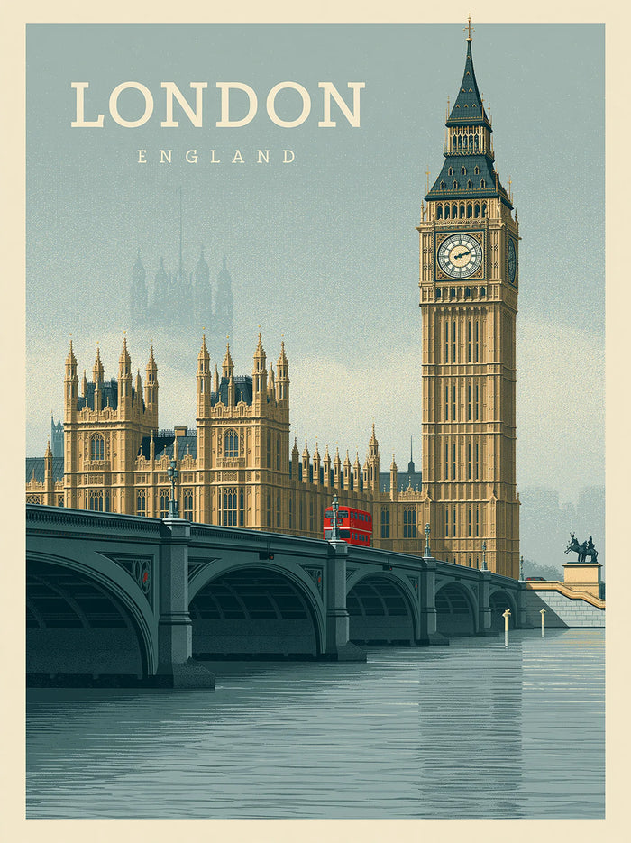 London Big Ben Travel Wall Art Decor