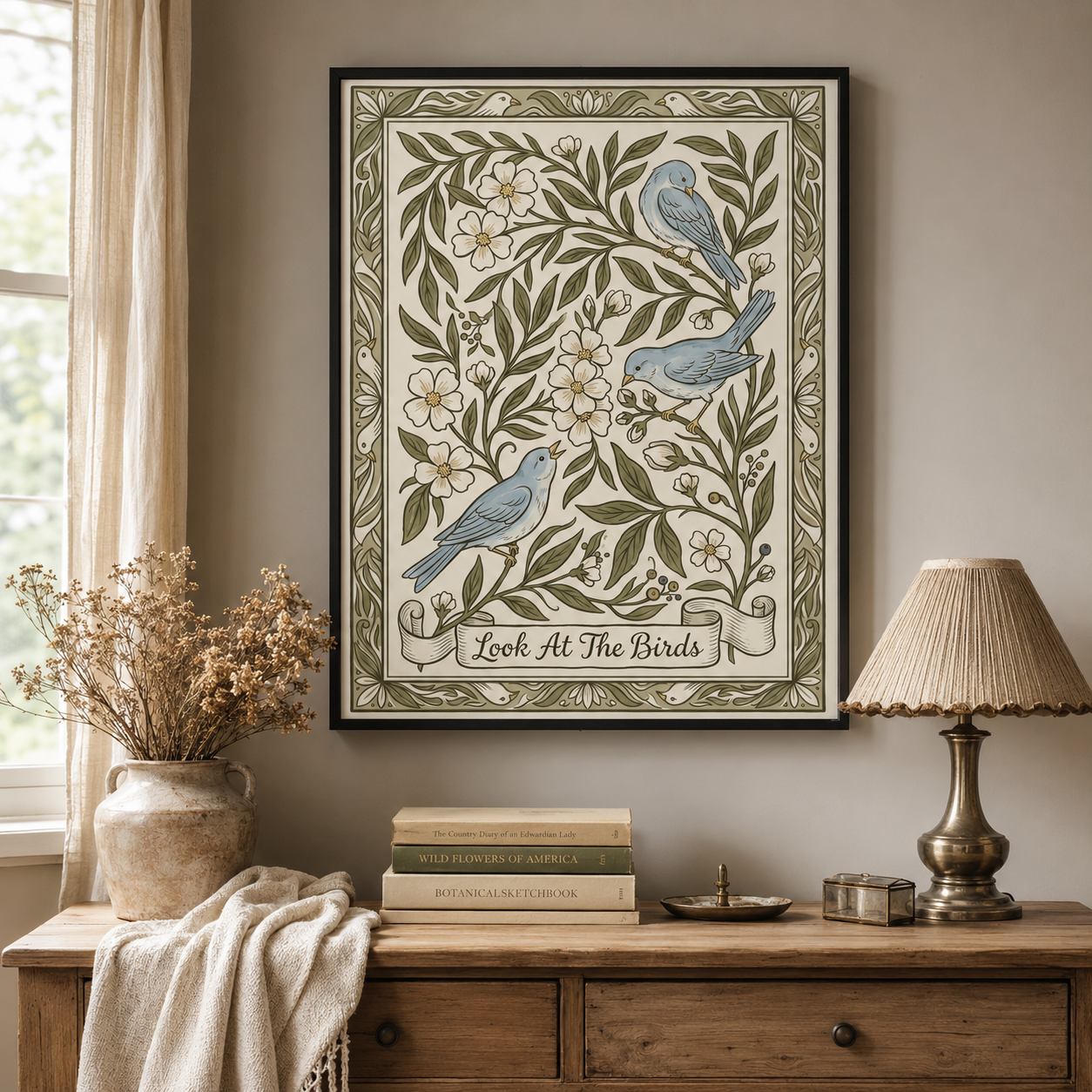 Look At The Birds Decorative Bluebird Wall Art Decor – preview 4