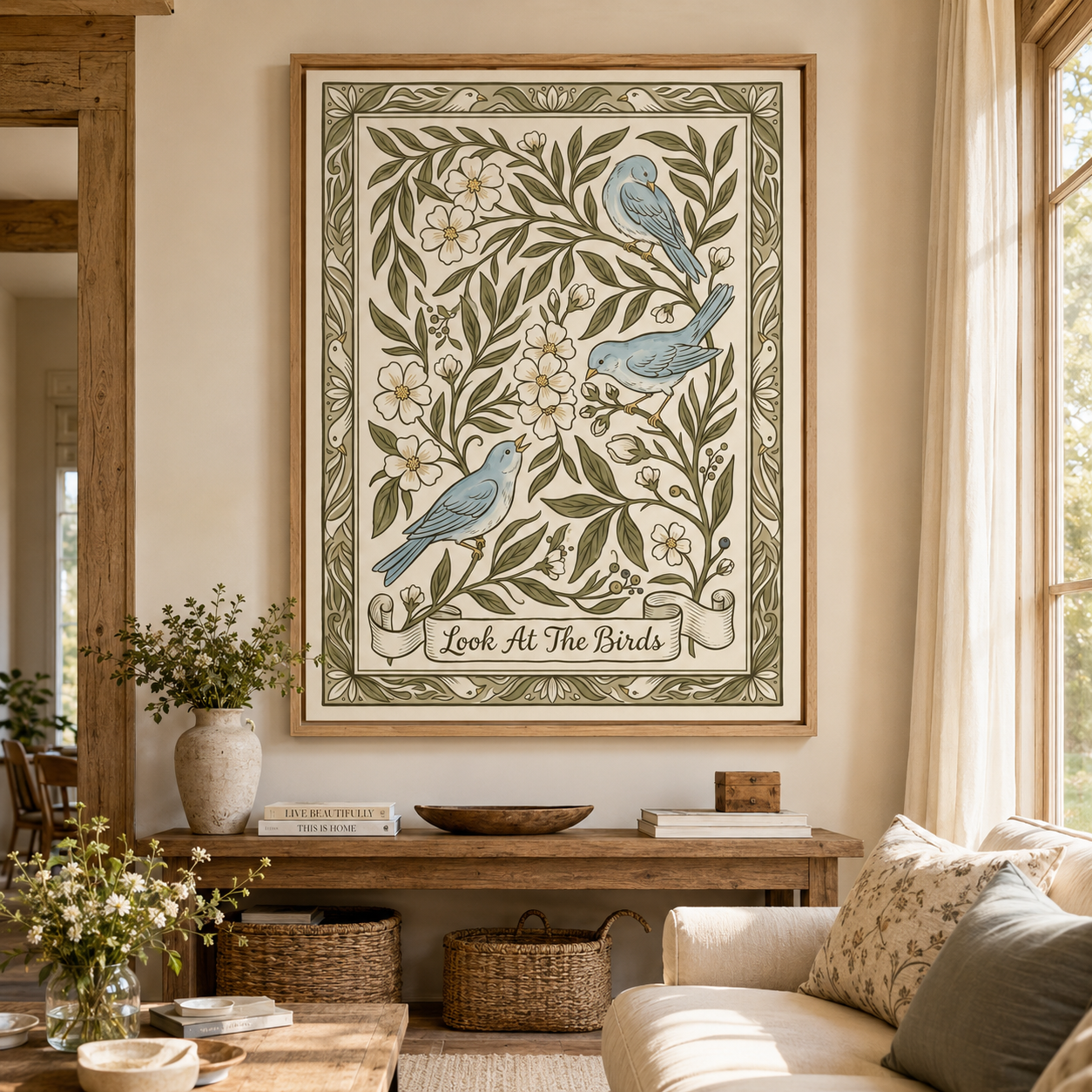 Look At The Birds Decorative Bluebird Wall Art Decor – preview 6