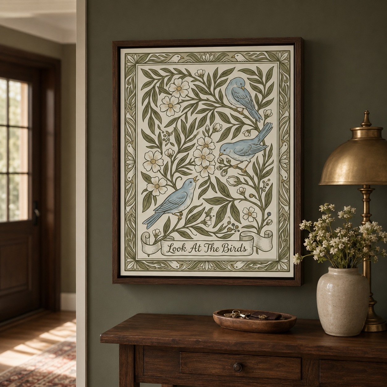 Look At The Birds Decorative Bluebird Wall Art Decor – preview 7