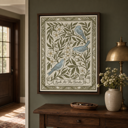 Look At The Birds Decorative Bluebird Wall Art Decor – preview 7