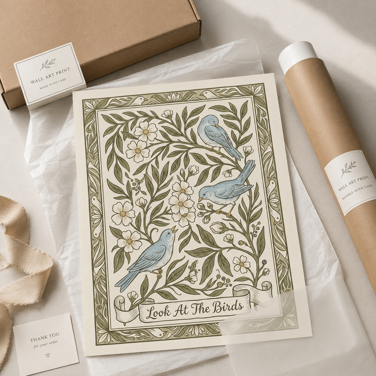Look At The Birds Decorative Bluebird Wall Art Decor – preview 9