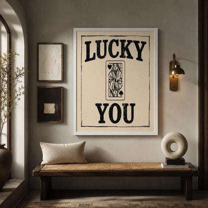Lucky You Playing Card Wall Art Decor - Wall Art Decor - view 11