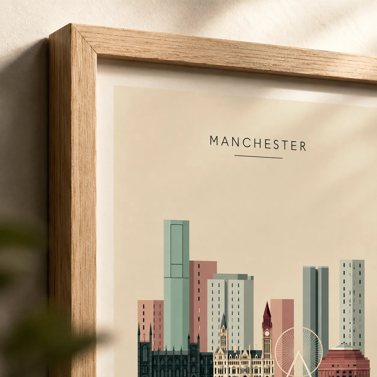 Manchester Skyline Wall Art Decor - Wall Art Decor - packaging