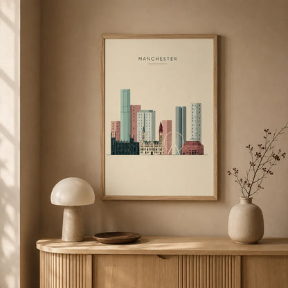 Manchester Skyline Wall Art Decor - Wall Art Decor - view 11