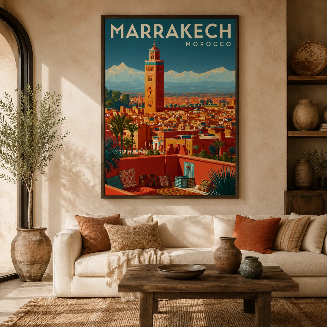 Marrakech Morocco Travel Wall Art Decor - Wall Art Decor - detail