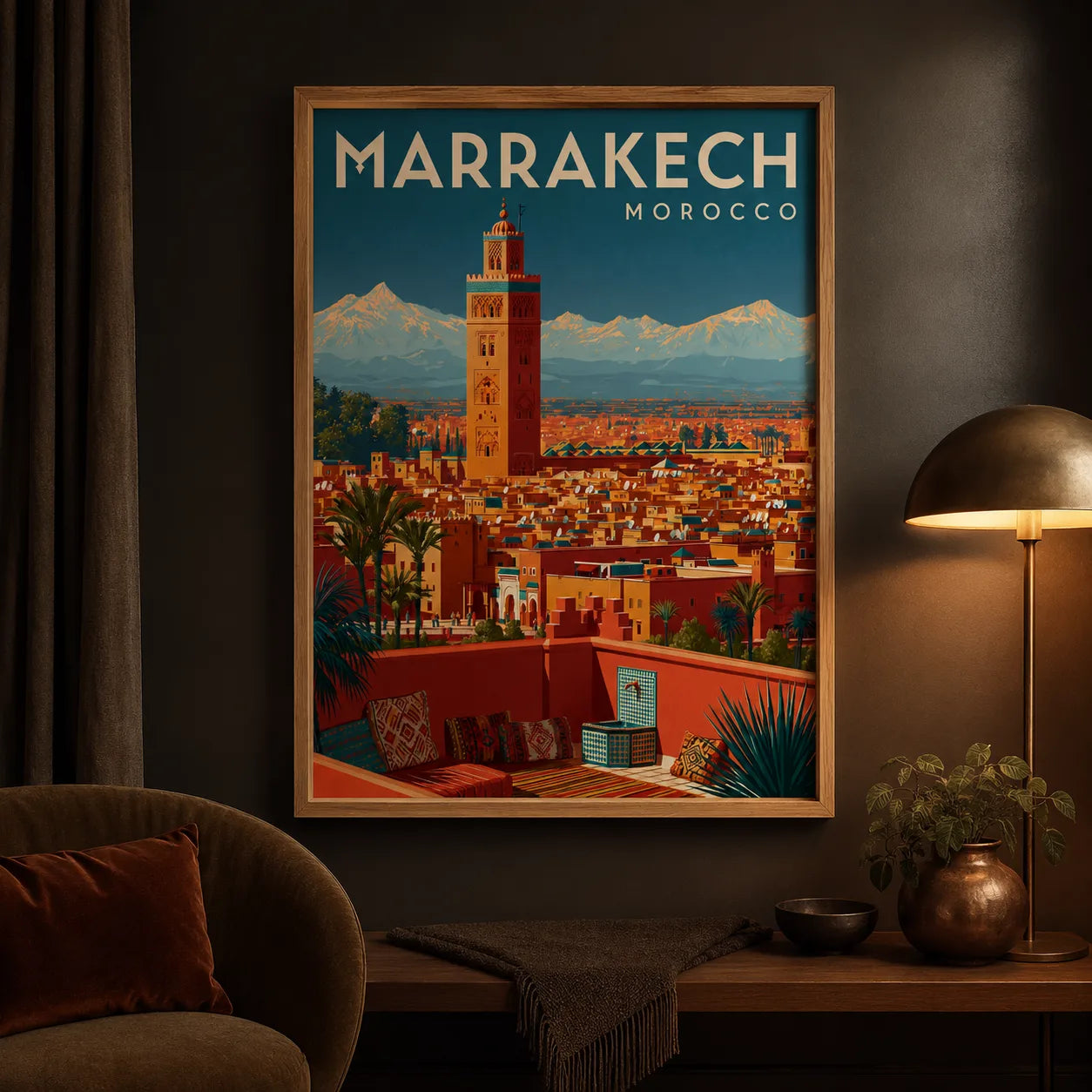 Marrakech Morocco Travel Wall Art Decor - Wall Art Decor - lifestyle