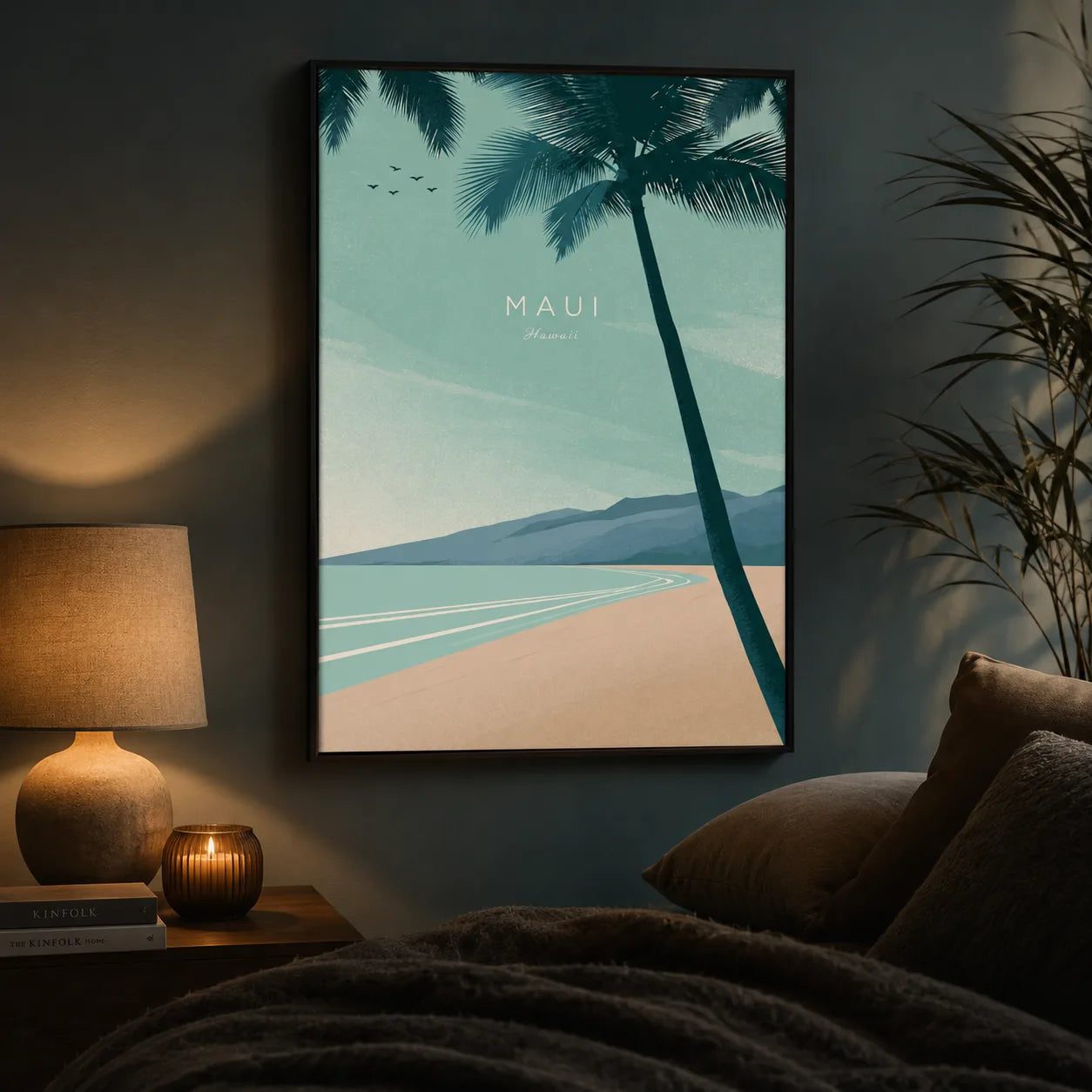 Maui Hawaii Palm Beach Wall Art Decor - Wall Art Decor - lifestyle
