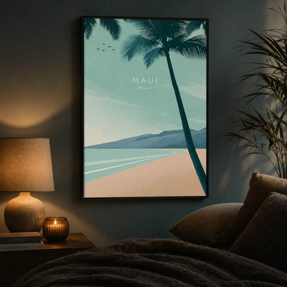 Maui Hawaii Palm Beach Wall Art Decor - Wall Art Decor - lifestyle