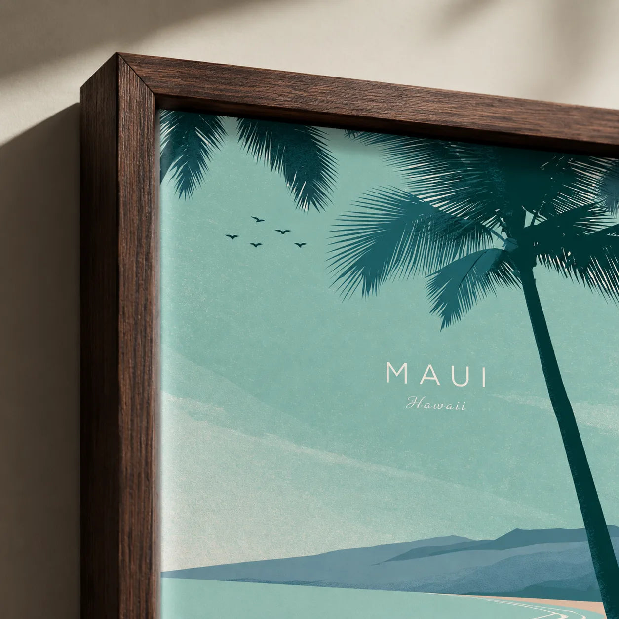 Maui Hawaii Palm Beach Wall Art Decor - Wall Art Decor - packaging