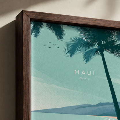 Maui Hawaii Palm Beach Wall Art Decor - Wall Art Decor - packaging