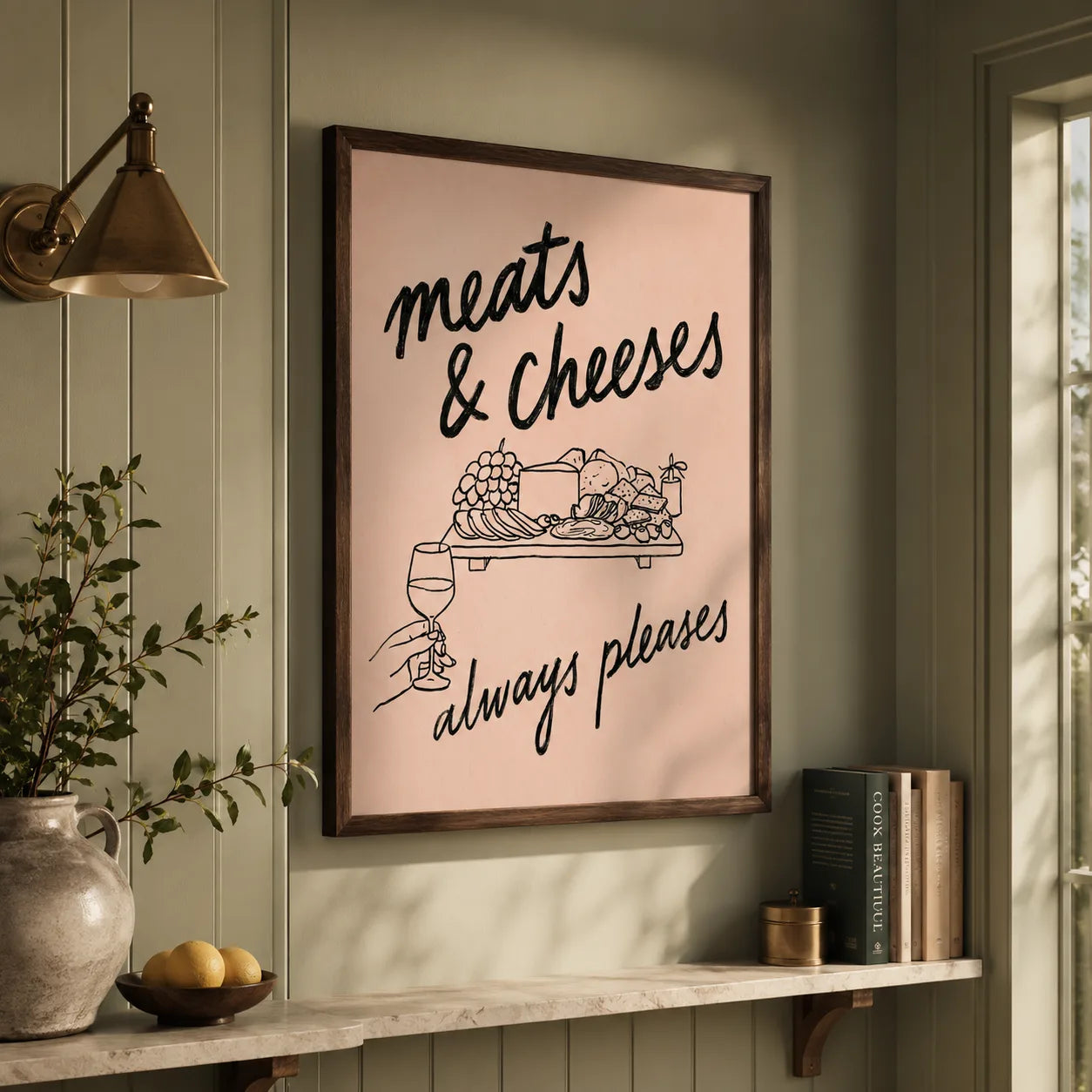 Meats and Cheeses Always Pleases Wall Art Decor - Wall Art Decor - view 11