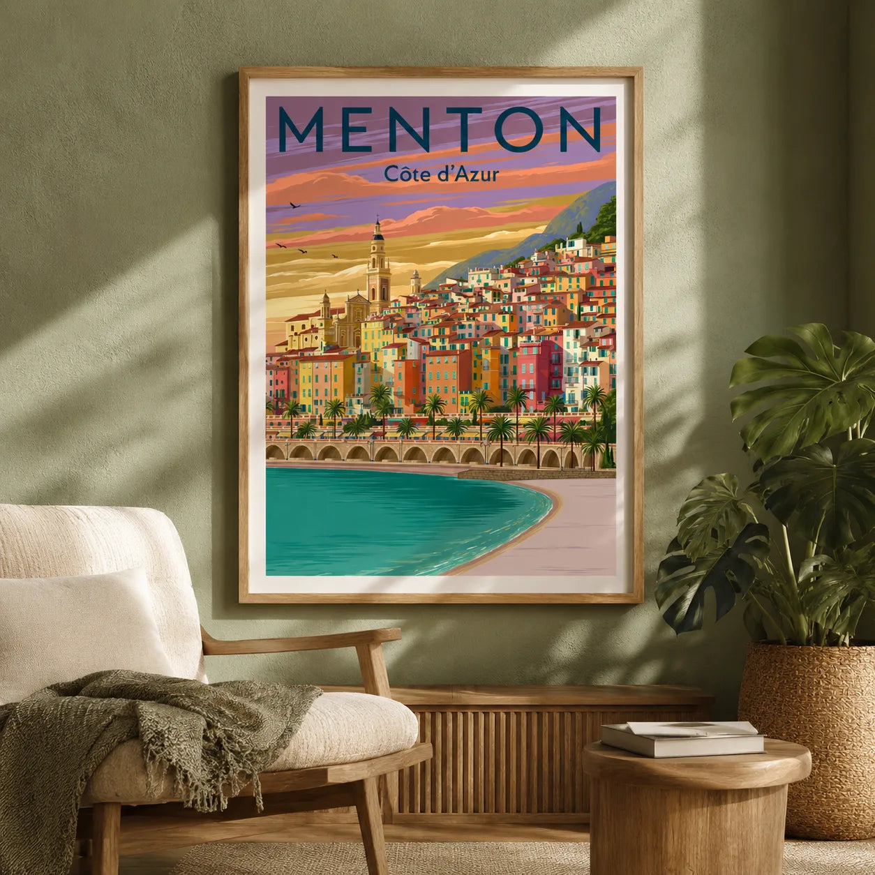 Menton French Riviera Wall Art Decor - Wall Art Decor - view 11