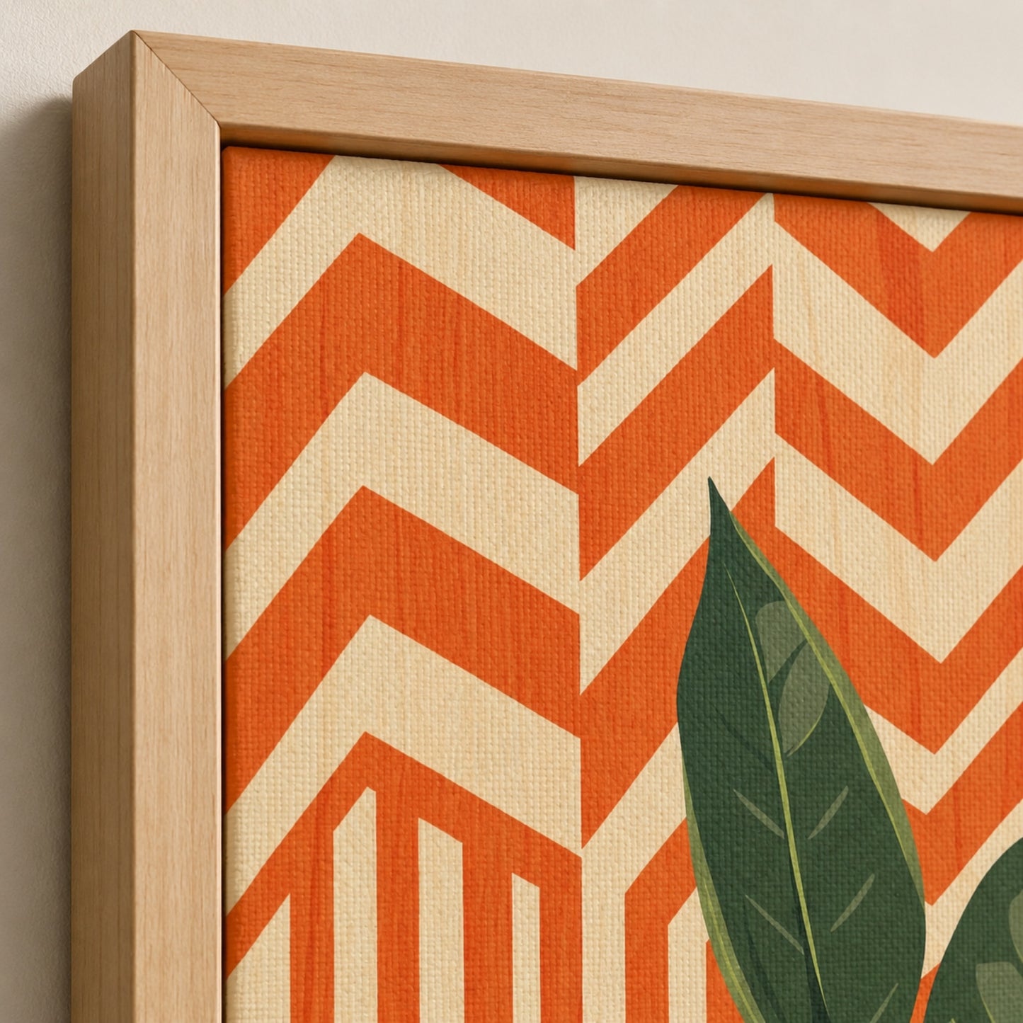 Mid-Century Plant and Coffee Still Life Wall Art Decor preview 8