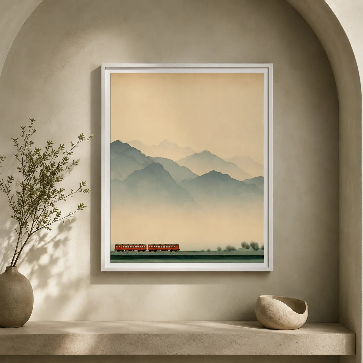 Misty Mountain Train Wall Art Decor - Wall Art Decor - view 11