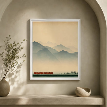 Misty Mountain Train Wall Art Decor - Wall Art Decor - view 11