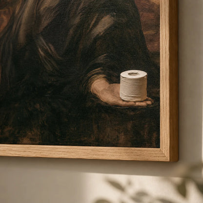 Mona Lisa Toilet Paper Wall Art Decor - Wall Art Decor - packaging