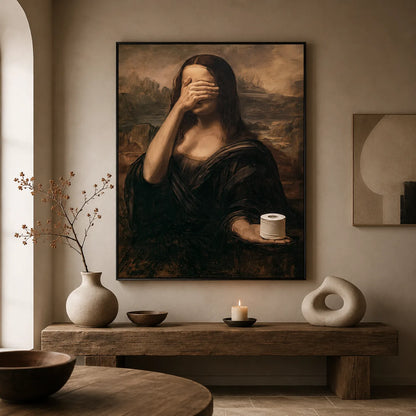 Mona Lisa Toilet Paper Wall Art Decor - Wall Art Decor - view 11