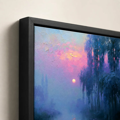 Moonlit Lotus Pond Wall Art Decor - Wall Art Decor - packaging