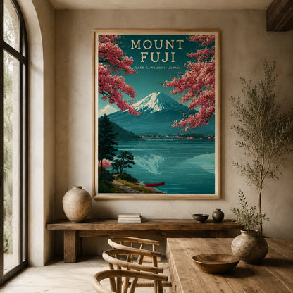 Mount Fuji Japan Wall Art Decor - Wall Art Decor - close up