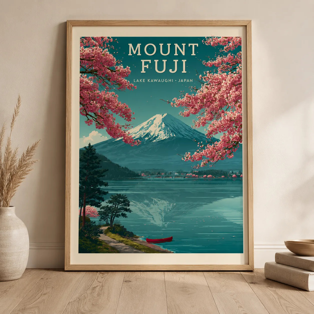 Mount Fuji Japan Wall Art Decor - Wall Art Decor - side view