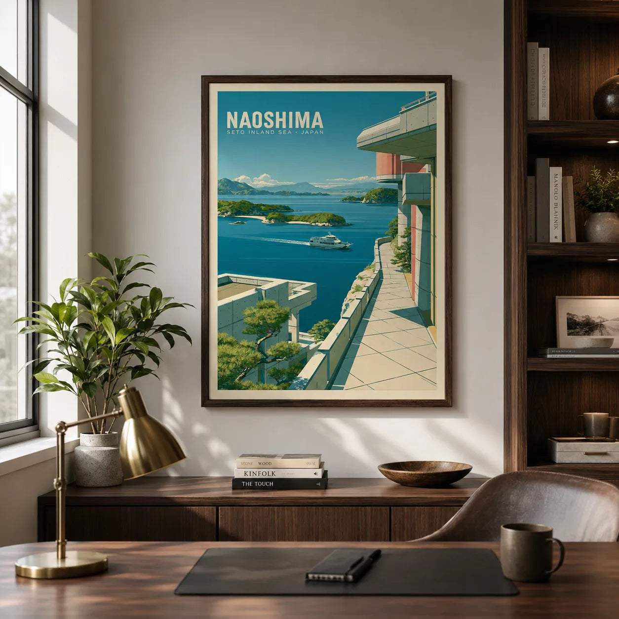 Naoshima Seto Inland Sea Wall Art Decor - Wall Art Decor - alternate angle