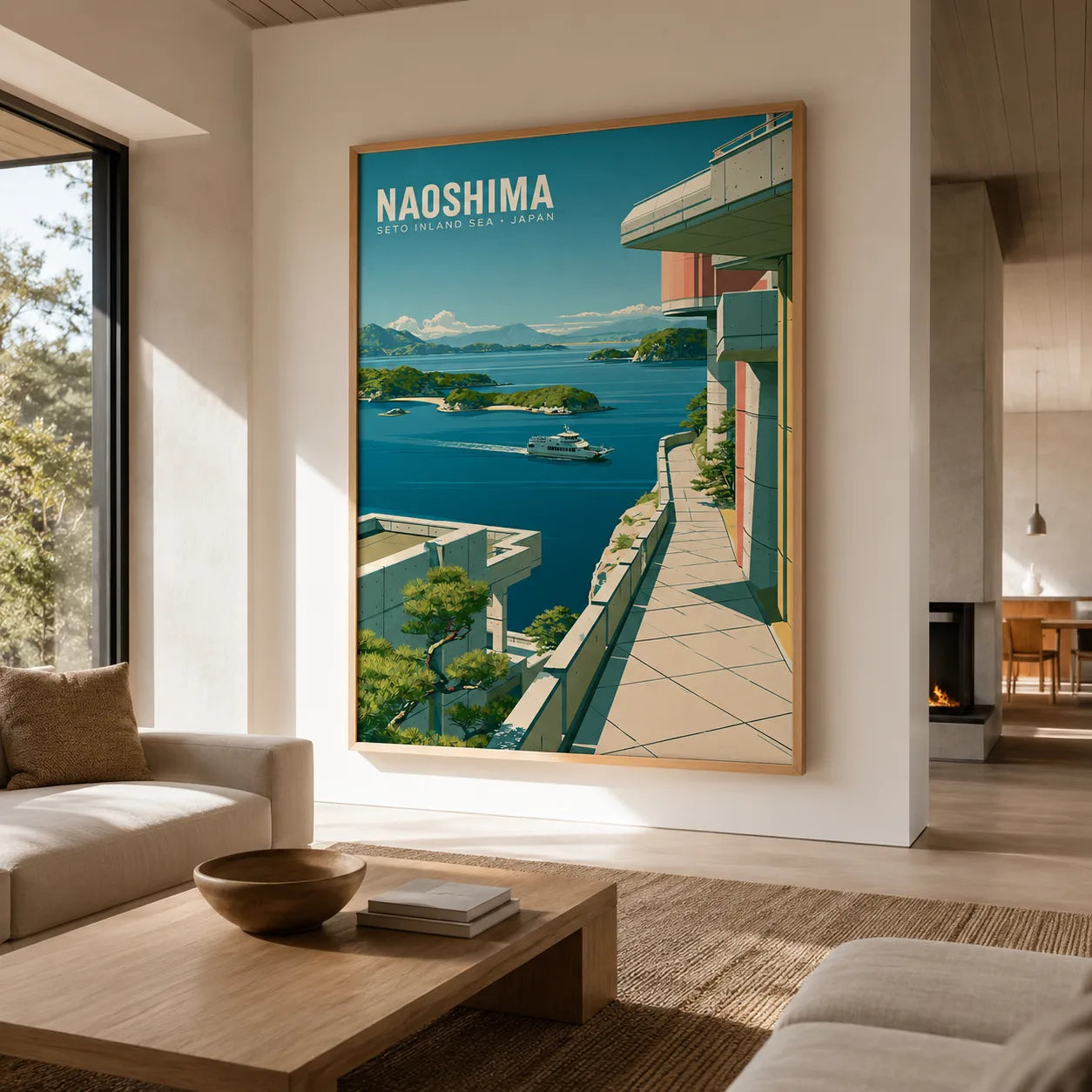 Naoshima Seto Inland Sea Wall Art Decor - Wall Art Decor - close up