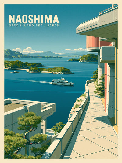 Naoshima Seto Inland Sea Wall Art Decor