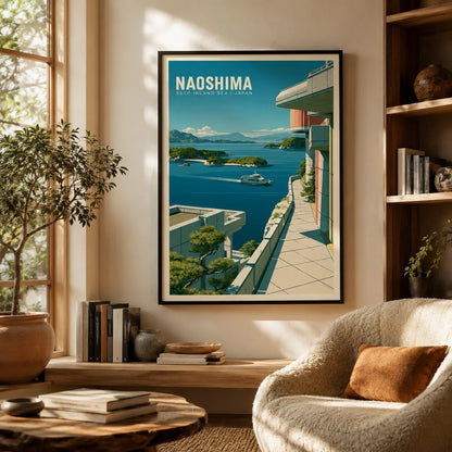 Naoshima Seto Inland Sea Wall Art Decor - Wall Art Decor - in use
