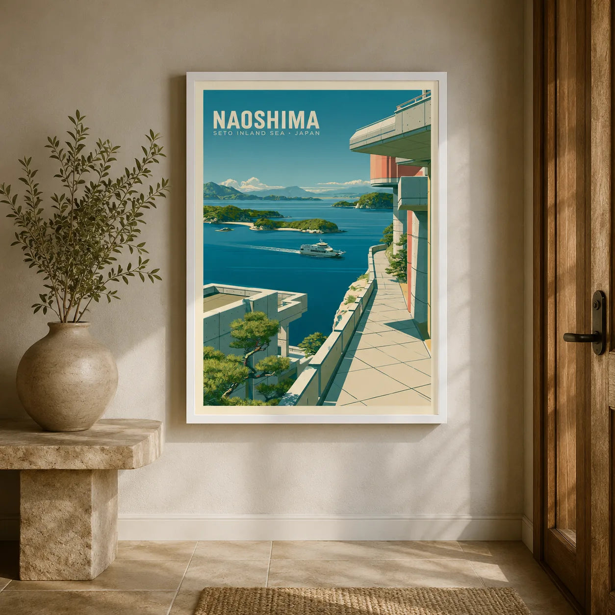 Naoshima Seto Inland Sea Wall Art Decor - Wall Art Decor - styled