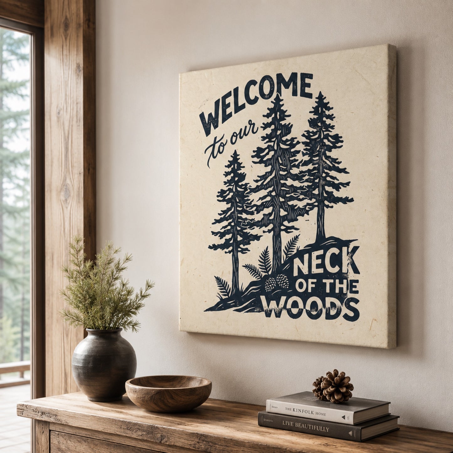 Neck of the Woods Pines Wall Art Decor preview 10