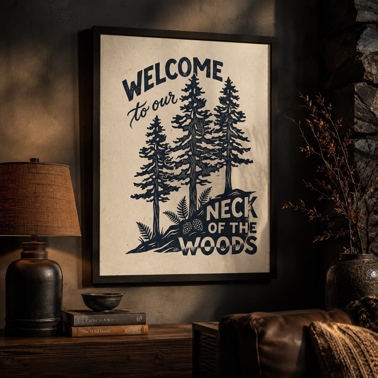 Neck of the Woods Pines Wall Art Decor preview 11