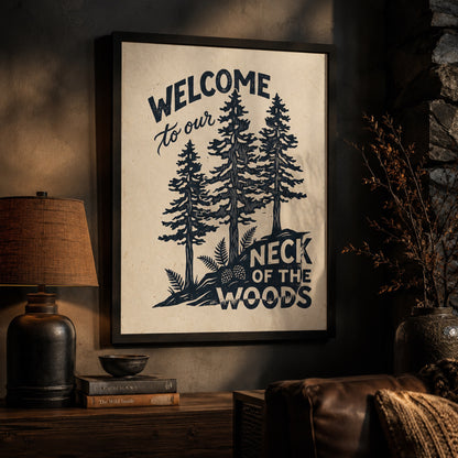 Neck of the Woods Pines Wall Art Decor preview 11