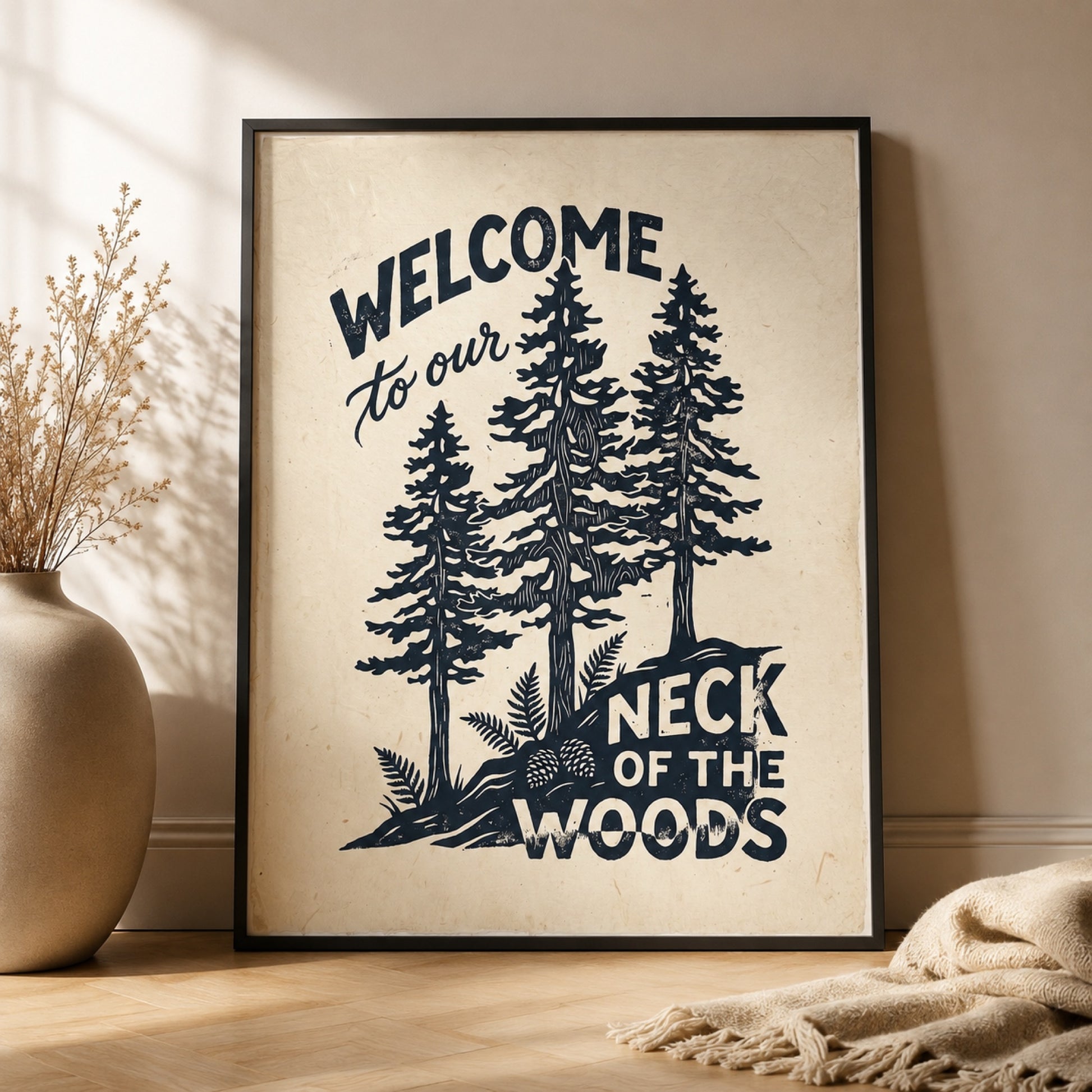 Neck of the Woods Pines Wall Art Decor preview 2