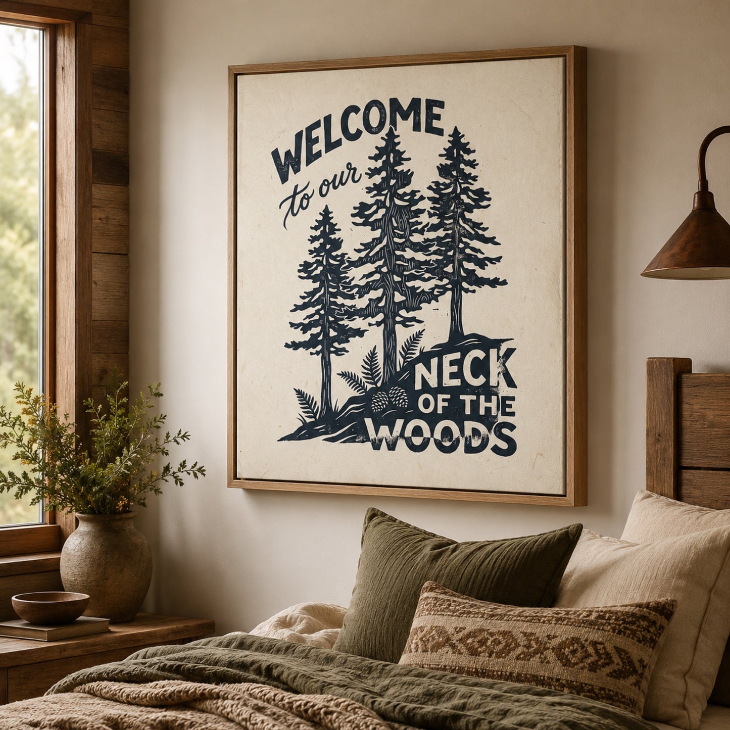 Neck of the Woods Pines Wall Art Decor preview 5