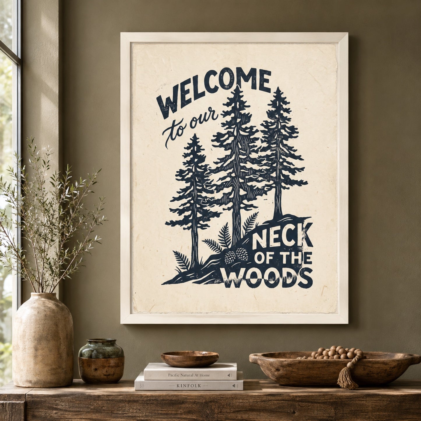 Neck of the Woods Pines Wall Art Decor preview 7