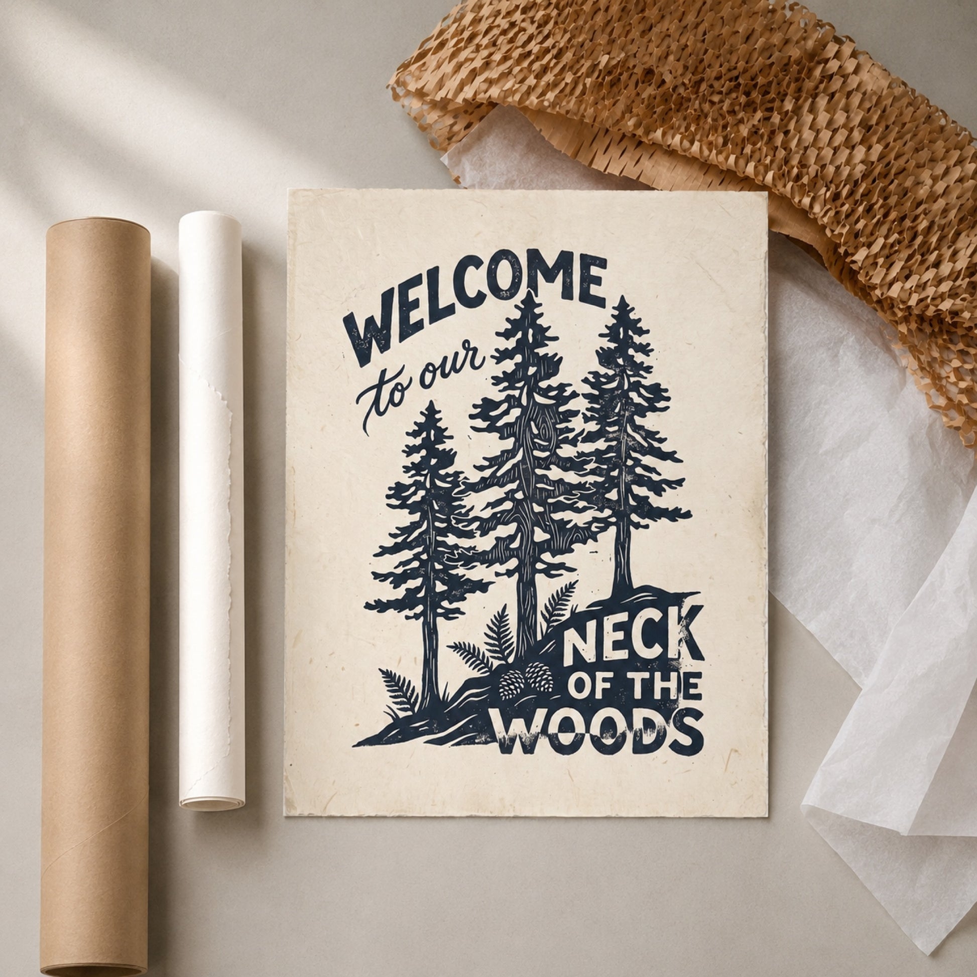 Neck of the Woods Pines Wall Art Decor preview 9