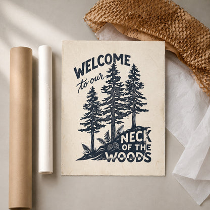 Neck of the Woods Pines Wall Art Decor preview 9