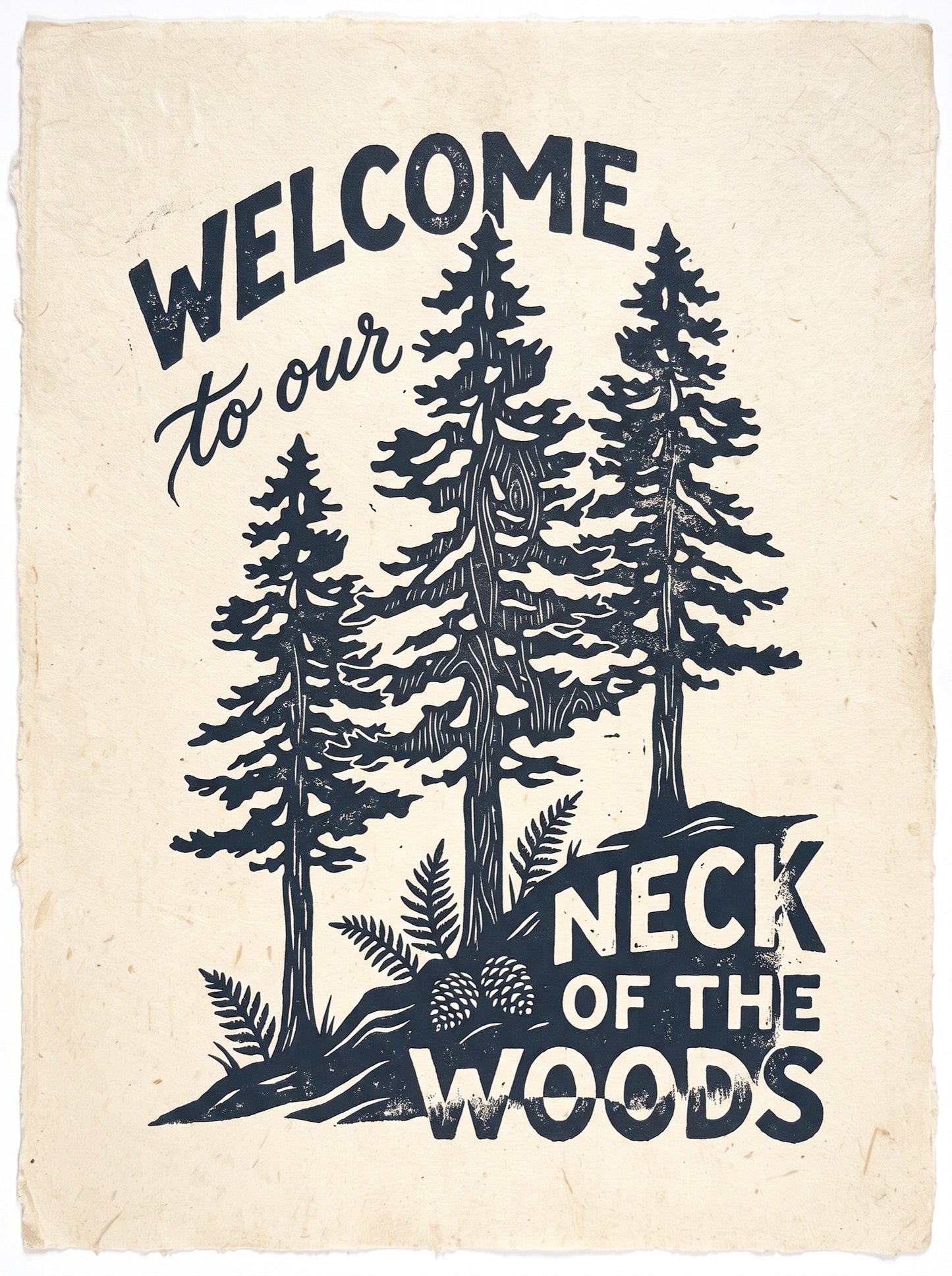 Neck of the Woods Pines Wall Art Decor