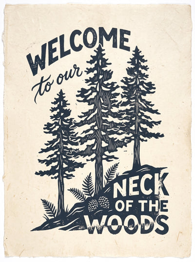 Neck of the Woods Pines Wall Art Decor