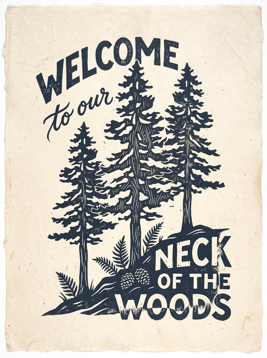 Neck of the Woods Pines Wall Art Decor