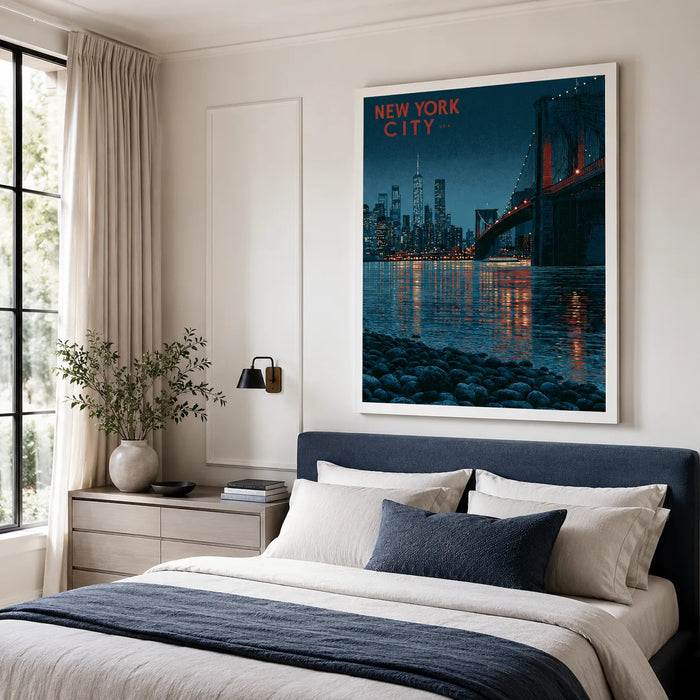 New York City Skyline Wall Art Decor
