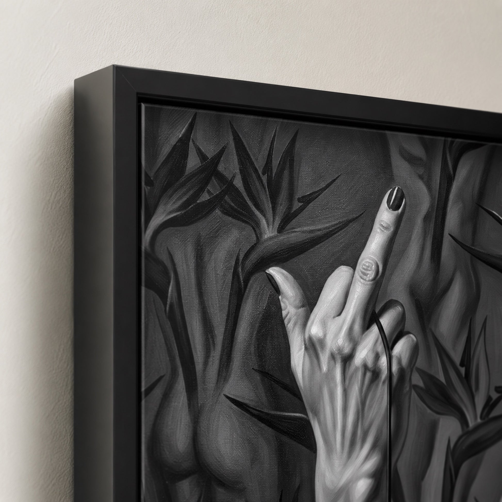 Noir Bath and the Jester Mask Wall Art Decor preview 8