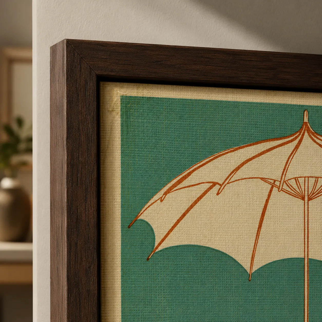 Octopus Under Umbrella Wall Art Decor - Wall Art Decor - packaging