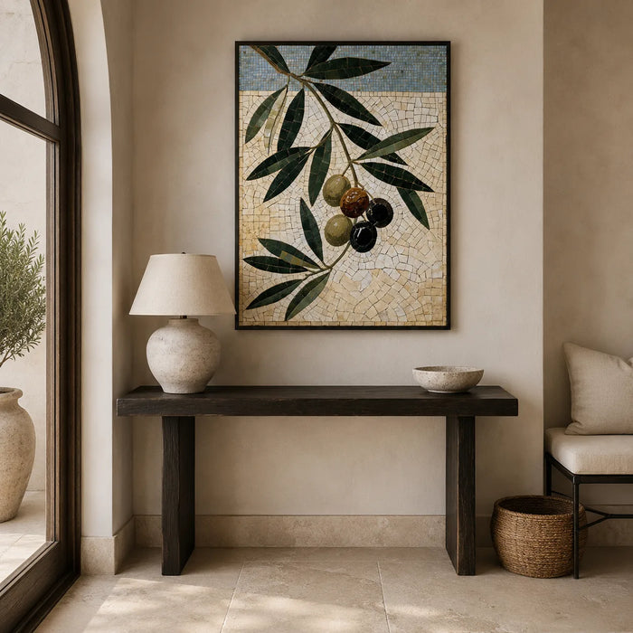 Olive Branch Mosaic Wall Art Decor