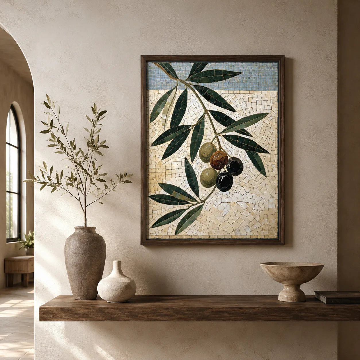 Olive Branch Mosaic Wall Art Decor - Wall Art Decor - view 11