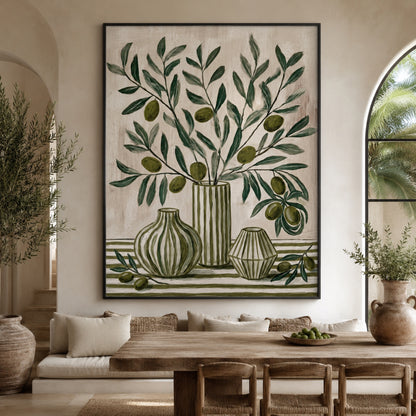Olive Branches Still Life Botanical Wall Art Decor preview 6