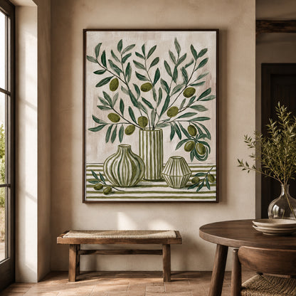 Olive Branches Still Life Botanical Wall Art Decor preview 7