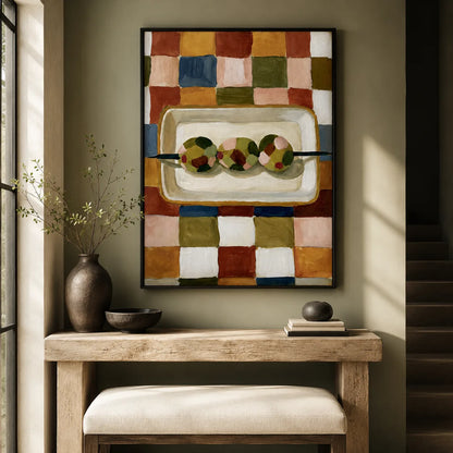 Olive Skewer Still Life Wall Art Decor - Wall Art Decor - view 11